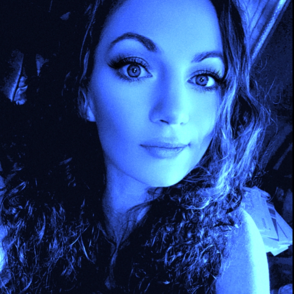 Blue Filtered Portrait